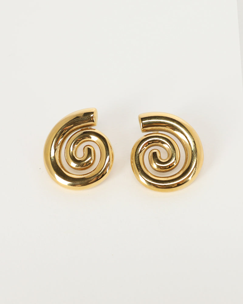 Sofia Swirl Stud Earring