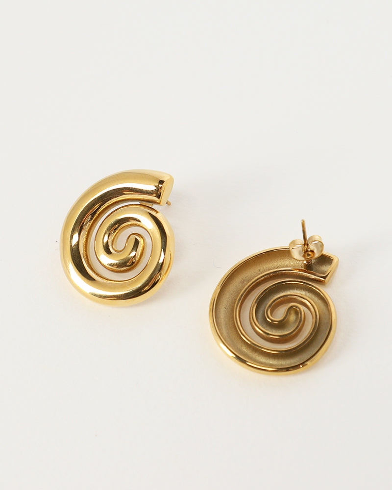 Sofia Swirl Stud Earring