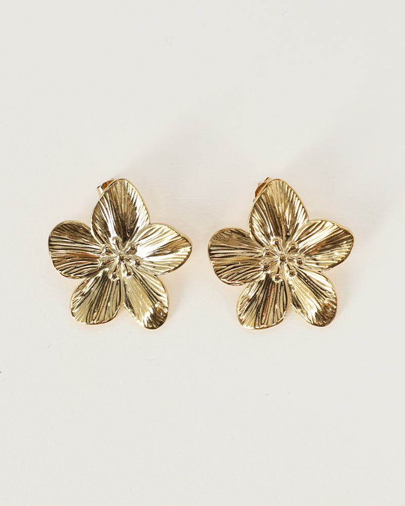 Sienna Flower Stud Earring