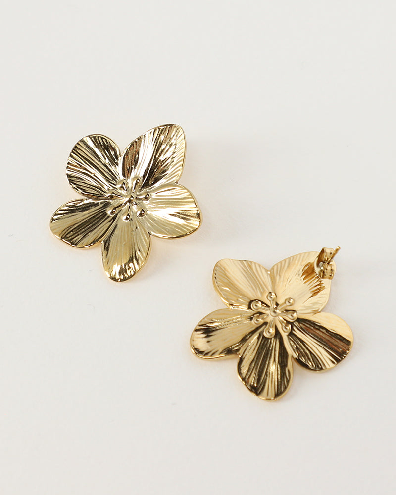 Sienna Flower Stud Earring