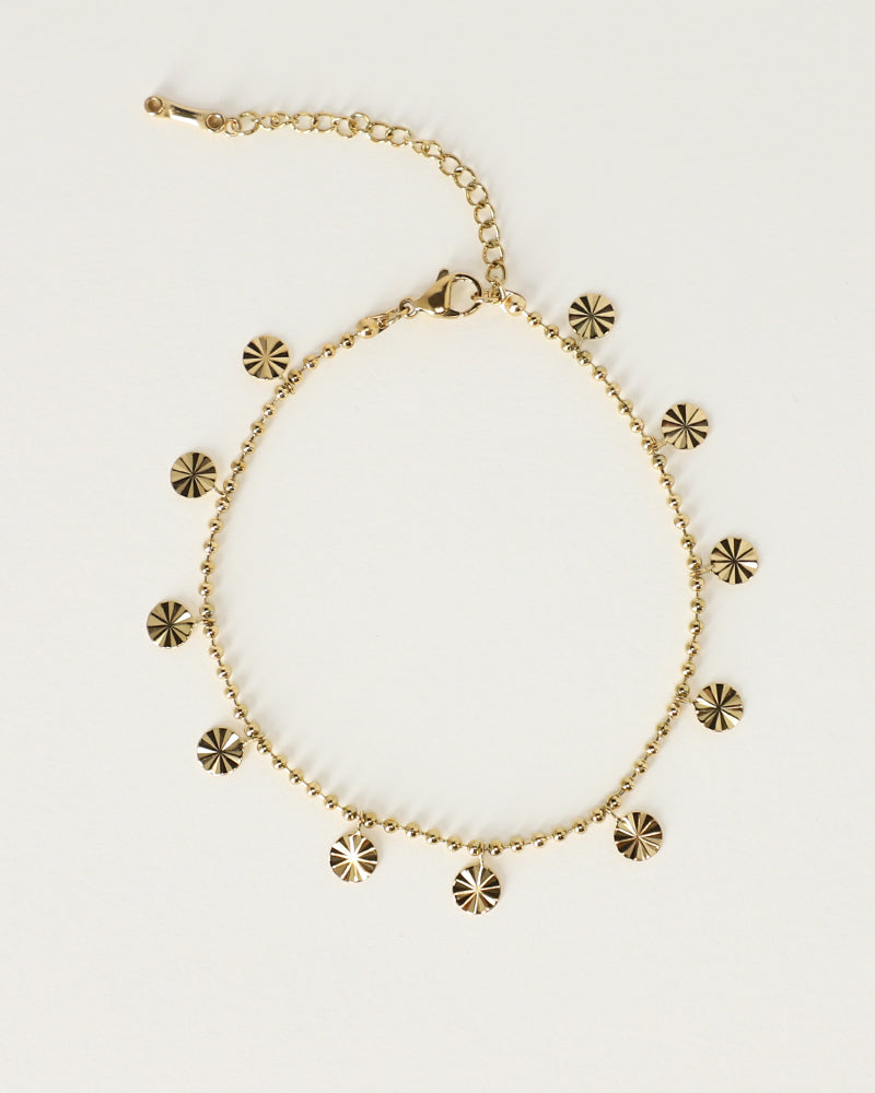 Celia Disc Anklet