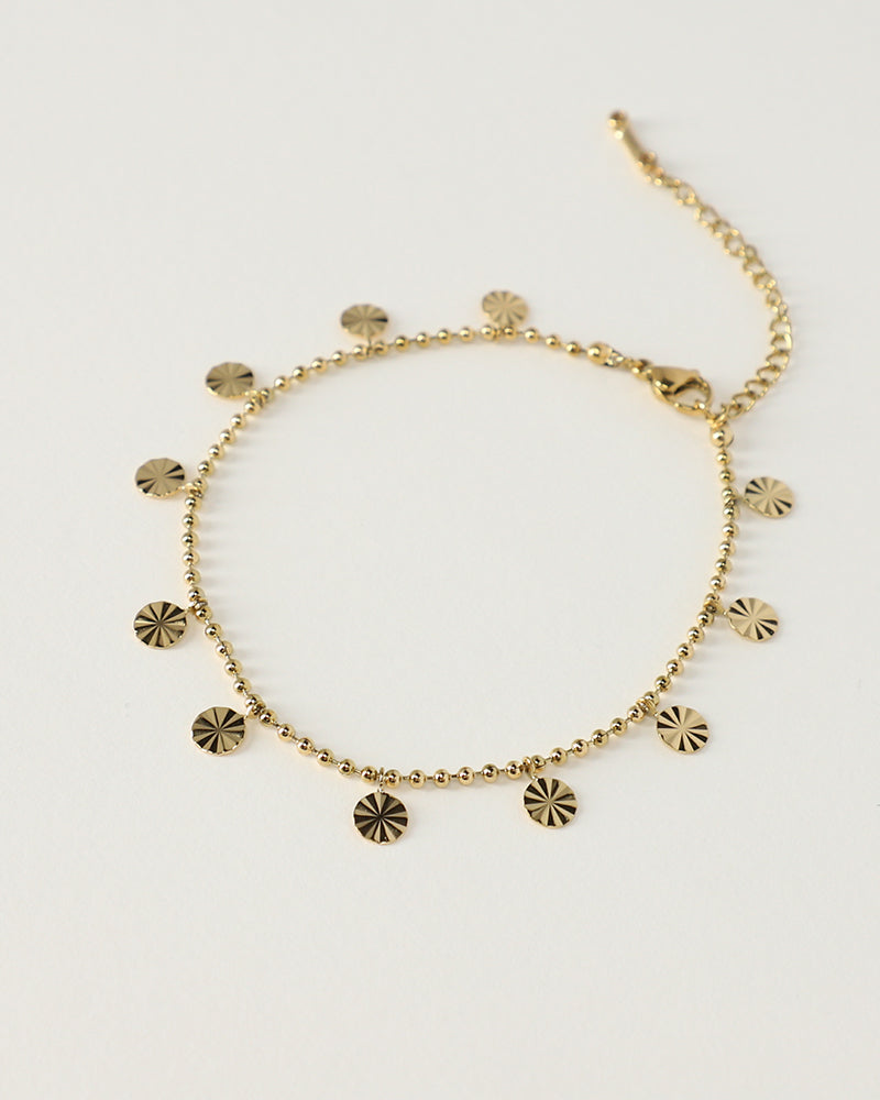 Celia Disc Anklet