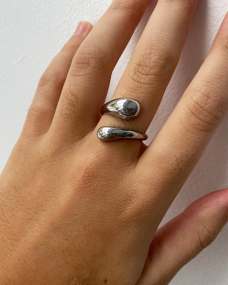 Rylee Wrap Silver Resizable Ring
